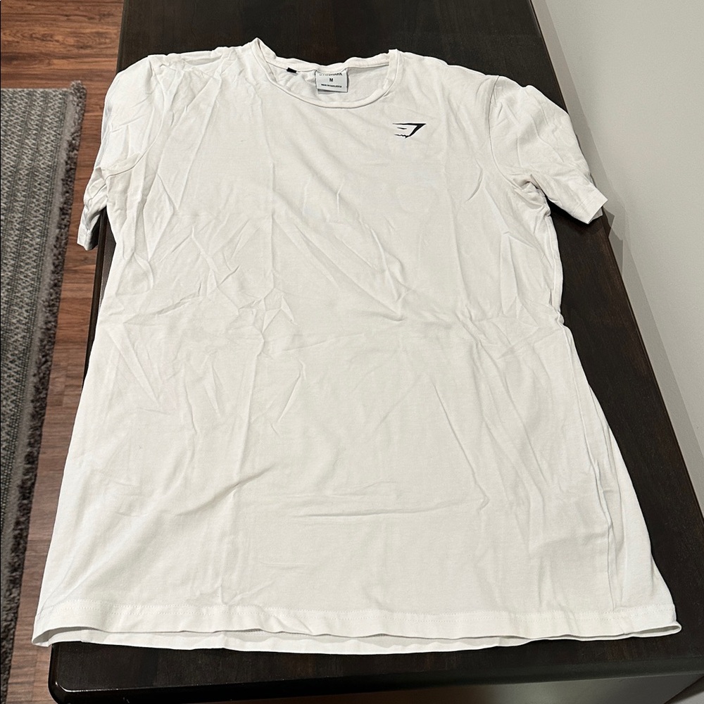 Gymshark White Short Sleeve Tee